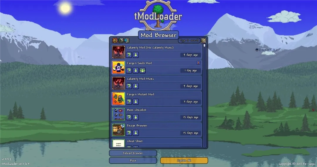 tModLoader֙Cv1.1075 ̩؈D2